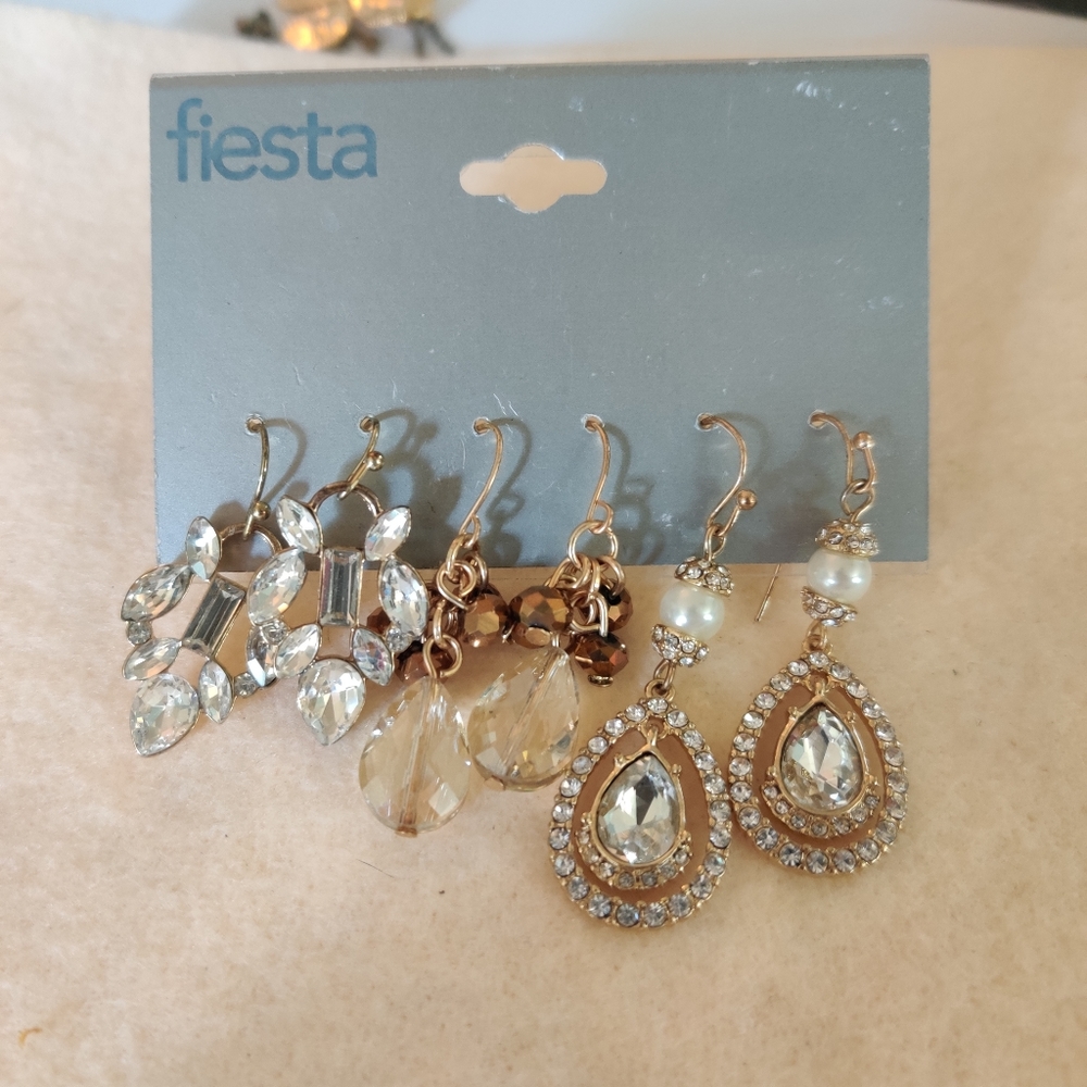 Bling earrings lot